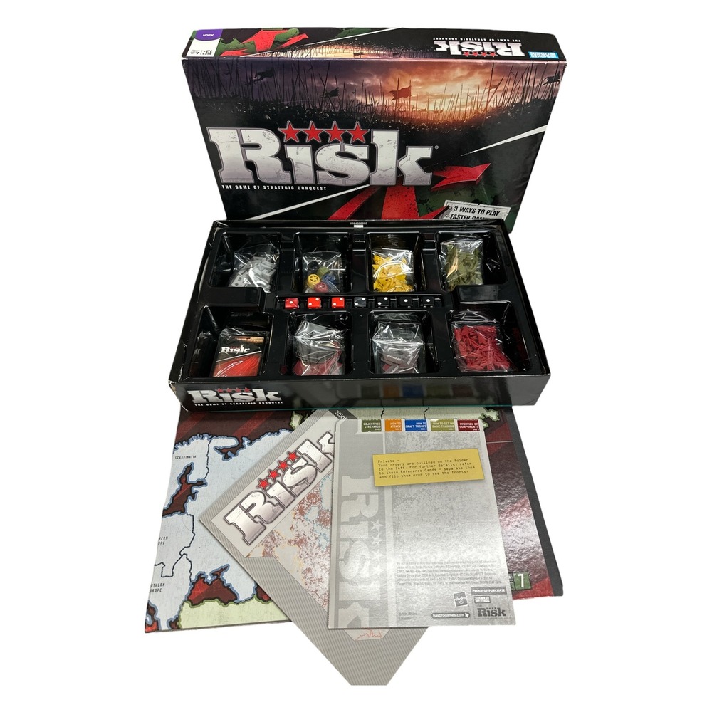 Risk The Game of Strategic Conquest Parker Brothers Board Game 2008 Edition